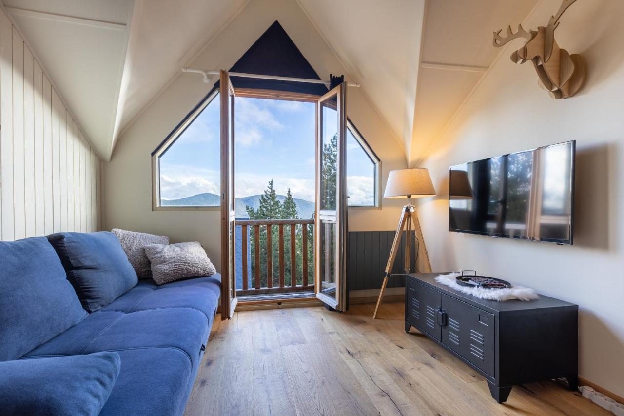 레 장글 Le Cerf - Duplex Avec Superbe Vue Montagne 아파트 외부 사진
